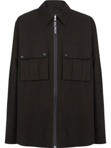 Balmain chemise à fermeture zippée - Noir