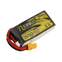 Tattu LiPo accupack 14.8 V 1550 mAh Aantal cellen: 4 120 C Softcase XT60 - thumbnail