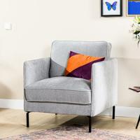 Haluta Fauteuil Julius - 1 Zits - 92 x 80 x 86 cm - Heaven - Grijs