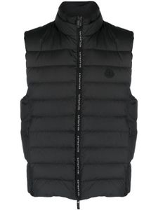 Moncler padded down gilet - Noir