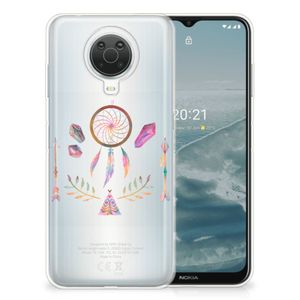 Nokia G20 | G10 Telefoonhoesje met Naam Boho Dreamcatcher