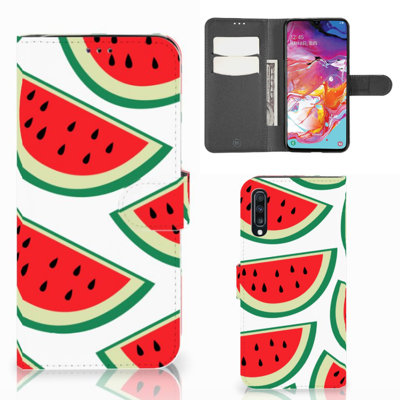 Samsung Galaxy A70 Book Cover Watermelons Samsung Galaxy A70 Book Cover Watermelons