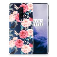 OnePlus 7 Pro TPU Case Butterfly Roses - thumbnail