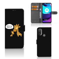 Motorola Moto E20 | E30 | E40 Leuk Hoesje Giraffe