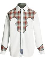 Maison Margiela x Pendleton chemise à rayures - Gris