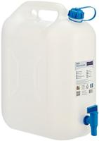 hünersdorff 817700 Eco Waterjerrycan met vast gemonteerde afvoerkraan/wateruitloop, 22 l (met kraan)