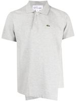 Comme Des Garçons Shirt x Lacoste polo à design asymétrique - Gris