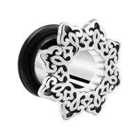 Tunnel met Mandala-design Chirurgisch staal 316L Tunnels & Plugs