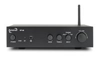 Dynavox VP-40 Stereo-versterker, compacte hifi-versterker met phono-ingang voor platenspeler, BT streaming, bas- en hoogteregeling, hoofdtelefoonaansluiting, zwart