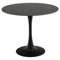 MOOS Malta Eettafel - Ø 90 cm - Zwart