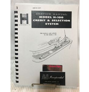 AMI H-100 / I-100 Jukebox Service Manual Credit And Selection System