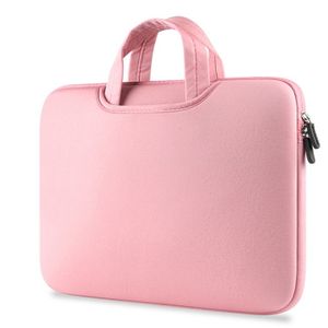 Airbag MacBook 2-in-1 sleeve / tas voor Macbook 12 inch / Macbook Air 11 inch Roze