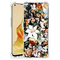 Case voor OPPO Reno8 T 4G Dark Flowers