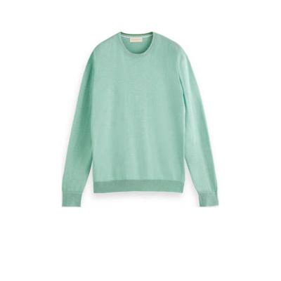 Scotch & Soda fijngebreide trui mintgroen