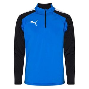 PUMA Trainingsshirt teamLIGA Kwartrits - Blauw/Zwart