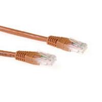 CAT6A U/UTP BROWN 5.00M