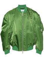 Off-White veste bomber à manches amovibles - Vert - thumbnail