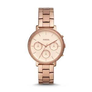 Horlogeband Fossil ES4436 Staal Rosé 16mm