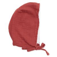 Byastrup Babypopkleding Mutsje Meisjes 38-42 Cm Katoen Bordeaux