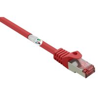 Renkforce RF-5176542 RJ45 Netwerkkabel, patchkabel CAT 6 S/FTP 2.00 m Rood Snagless, Vergulde steekcontacten, Vlambestendig 1 stuk(s) - thumbnail