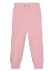 Marc Jacobs Kids pantalon de jogging à logo embossé - Rose