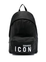 DSQUARED2 sac à dos à logo imprimé - Noir