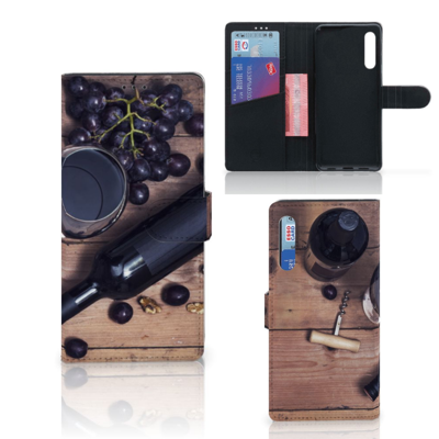 Huawei P Smart Pro Book Cover Wijn