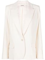 Zadig&Voltaire blazer à simple boutonnage - Tons neutres