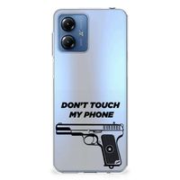 Motorola Moto G14 Silicone-hoesje Pistol DTMP