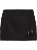 Prada minijupe Re-Nylon - Noir