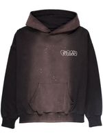 Purple Brand hoodie en coton à logo imprimé - Noir