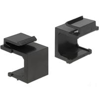 Delock keystone cover zwart 4 stuks