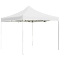 Partytent professioneel inklapbaar 3x3 m aluminium wit - thumbnail