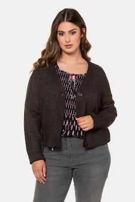 Ulla Popken Vest, V-hals, knoopsluiting - Grote Maten