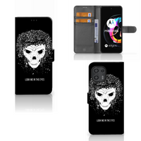 Telefoonhoesje met Naam Motorola Edge 20 Lite Skull Hair - thumbnail