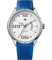 Horlogeband Tommy Hilfiger 679301379 / TH-172-1-14-1178 Rubber Blauw 22mm - thumbnail