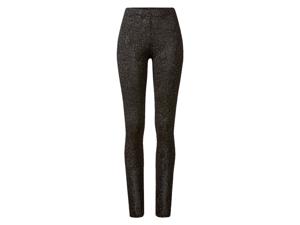 esmara Dameslegging (L (44/46), Zwart met print)