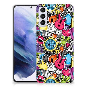 Samsung Galaxy S21 Plus Silicone Back Cover Punk Rock