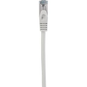 Renkforce RF-5047492 RJ45 Netwerkkabel, patchkabel CAT 6A S/FTP 1.00 m Grijs Vlambestendig 1 stuk(s)