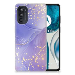 Hoesje maken voor Motorola Moto G52/G82 Watercolor Paars