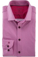 OLYMP Level Five 24/Seven Dynamic Flex Body Fit Jersey shirt fuchsia, Motief