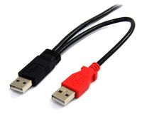 StarTech.com 1,8 m USB Y-kabel voor externe harde schijf USB A naar mini B - thumbnail