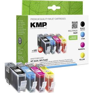 KMP Inktcartridge vervangt HP 364XL, N9J74AE, CN684AE, CB323EE, CB324EE, CB325EE Compatibel Combipack Zwart, Cyaan, Magenta, Geel H62V 1712,0005