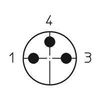 Lutronic 1226 Sensor/actuator inbouwconnector M8 Aantal polen: 3 Stekker, inbouw 0.50 m 1 stuk(s)