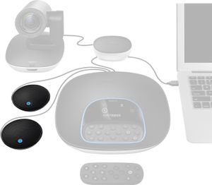 Logitech Expansion Microfoonset Statief Zendmethode:Kabelgebonden Incl. kabel Kabelgebonden Zwart