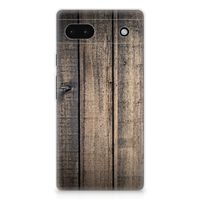 Google Pixel 6A Bumper Hoesje Steigerhout - thumbnail