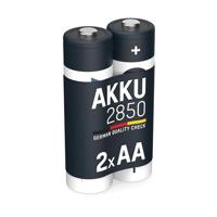Ansmann Mignon AA type 2850mAh oplaadbare batterij met hoge capaciteit 2x Mignon AA NiMH HR6