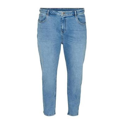 Zizzi cropped mom jeans JTULLA light denim