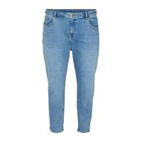 Zizzi cropped mom jeans JTULLA light denim