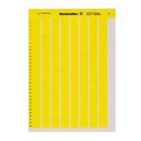 Weidmuller 1686381687 zelfklevende marker 20x8 (10h/264et/bag) geel
